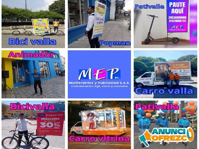 Servicios para eventos y publicidad movil